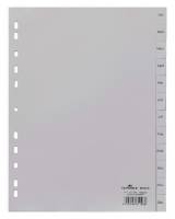 Register jan-dez Universalhullet polypropylen register med trykte faner Jan-Dez.