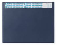 Skriveunderlag 650x520 mm med &aring;rskalender og transparent overflade Skriveunderlag med kalender i 4 &aring;r. Med transparent d&aelig;kplade