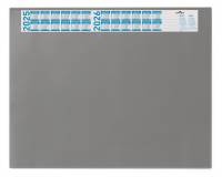 Skriveunderlag 650x520 mm med &aring;rskalender og transparent overflade Skriveunderlag med kalender i 4 &aring;r. Med transparent d&aelig;kplade