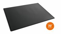 Skriveunderlag 530 x 400 mm med transparent d&aelig;kplade pp Skriveunderlag med transparent d&aelig;kplade, til brug som underlag for noter som&nbsp;kan opbevares og beskyttes, men stadig v&aelig;re synlige.