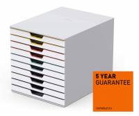 Skuffekabinet varicolor&reg;mix 10 Skuffekabinet med 10 skuffer med plads til dokumenter, mapper, kataloger, tablets, kabler, blokke og meget mere.
