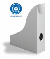 Tidsskriftholder eco a4 Tidsskriftholder til A4-formater med grebshul. Artiklen er forsynet med milj&oslash;m&aelig;rket Blue Angel