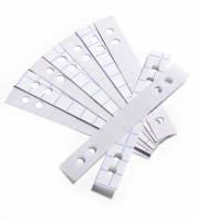 Hulforst&aelig;rkningsstrimler selvkl&aelig;bende Selvkl&aelig;bende hulforst&aelig;rkningsstrimler til beskyttelse af stansede huller i hyppigt anvendte dokumenter. Velegnet til dokumenter med standardafstand mellem hulningerne: 60/80 mm.