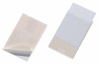 Pocketfix&reg; 90x57 mm stor pakke Selvkl&aelig;bende pp-lomme med &aring;bning p&aring; den ene side. Leveres med indstik.  100 stk.