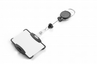 Id-kortholder med yoyo-holder extra strong til 1 kort Åben kortholder til 1 kort med mål 54 x 87 mm. Med yoyo-holder EXTRA STRONG