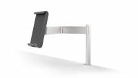 Tablet holder table clamp Bordstander til tablet. Med bordklemme og fleksibel bærearm til montering på et skrivebord.