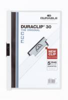 Klemmappe duraclip® 30 a4 Den originale klemmappe med transparent forside, kan rumme op til 30 A4 sider.