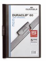 Duraclip® 60 Den originale klemmappe med transparent forside, kan rumme op til 60 A4 sider.