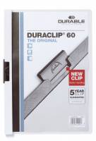 Duraclip® 60 Den originale klemmappe med transparent forside, kan rumme op til 60 A4 sider.