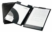Clipboard dobbelt med kopi indlæg a4+ Dobbelt clipboard i A4+ format af plastovertrukket kraftigt karton.