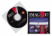 Cd/dvd-cover CD-lomme i polypropylen med beskyttende indvendig foring til sikker opbevaring af CD'er. Med lomme til dokumentation, brochurer osv.