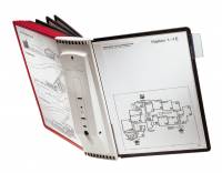 Sherpa® wall 10 Komplet registersystem med vægstativ og 10 A4-lommer i polypropylen.