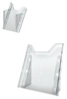 Combiboxx a4 Brochureholder til visning og præsentere A4-format oplysninger . Kan placeres opretstående på et bord eller sættes op på en væg.