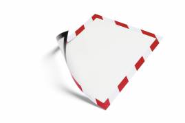 Inforamme duraframe&reg; magnetic security a4 To farvet magnetisk informationsramme til sikkerhed og advarsel oplysninger i A4-format. 5 stk/pose