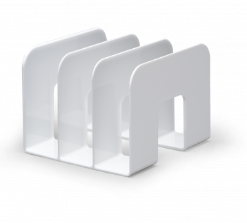 Katalogholder trend Bogstøtte med tre rum. 1 stk