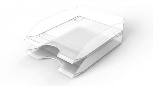 Brevbakke basic a4 Stabelbar brevbakke til format A4