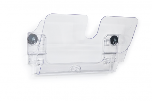 Brochureholder flexiplus a4 tvær magnetisk Brochureholder FLEXIPLUS A4 liggende format til magnetiske overflader.