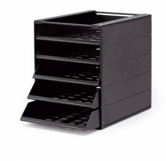 Skuffekabinet idealbox basic 5 blue angel Brevbakkesystem med fem bakker til dokumenter op til C4 format. Blue  Angel miljøcertificeret.