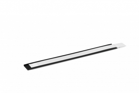 Magnetic c-profile 20 big pack Magnetisk etiketholder 200 mm x 20 mm incl. etiketter og transparent inds&aelig;tningsskinne. Til metal overflader. Storpak.