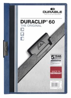 Duraclip&reg; 60 Den originale klemmappe med transparent forside, kan rumme op til 60 A4 sider.