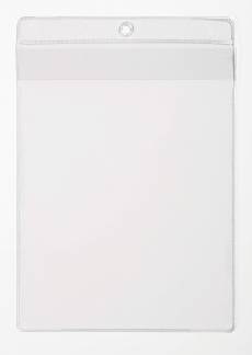 Skiltelomme plus a4 Lomme med beskyttende foldefane, til oph&aelig;ng af etiketter i A4 h&oslash;j format.