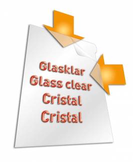 Plastomslag standard a4 krystalklar pp pakke med 100 stk. St&oslash;rrelse: A4 portr&aelig;t Materiale / Mat. Tykkelse: Polypropylen 0,12 mm