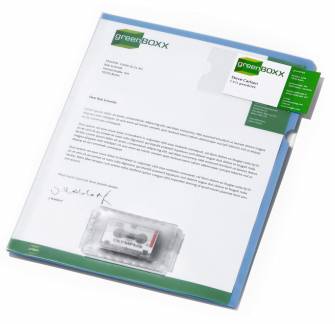 Dikteringsomslag a4 Fremstillet af plast, med gennemsigtig forside og farvet bagside. Omslag til alle standard dikteringskassetter, med etiketvindue p&aring; forsiden.