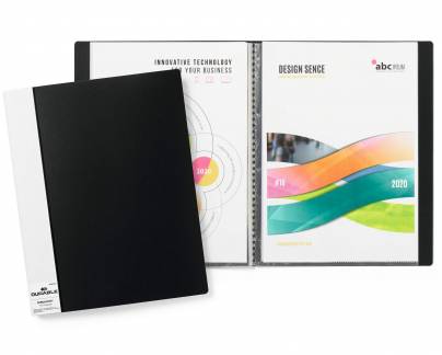 Duralook&reg; 10 lommer Demo- og pr&aelig;sentationsmappe med 10 lommer.