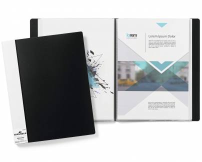 Duralook&reg; 40 lommer Demo- og pr&aelig;sentationsmappe med 40 lommer.