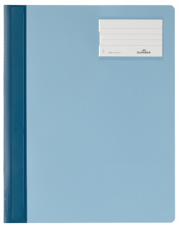 Tilbudsmappe a4+ opak Ekstra bred kvalitetsmappe i hård PVC med plastbelagt arkivbjælke og klar inderlomme på bagsiden.