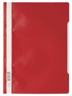 Tilbudsmappe clear view folder a4 pp pakke med 25 stk. Standard kvalitetsmappe med gennemsigtig forside,