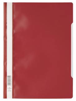 Tilbudsmappe clear view folder a4 pp pakke med 25 stk. Standard kvalitetsmappe med gennemsigtig forside,