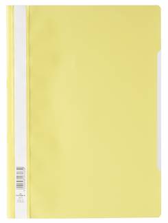 Tilbudsmappe clear view folder a4 pp pakke med 25 stk. Standard kvalitetsmappe med gennemsigtig forside,