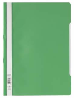 Tilbudsmappe clear view folder a4 pp pakke med 25 stk. Standard kvalitetsmappe med gennemsigtig forside,