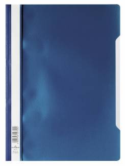 Tilbudsmappe clear view folder a4 pp pakke med 25 stk. Standard kvalitetsmappe med gennemsigtig forside,