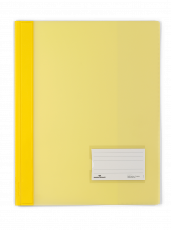 Tilbudsmappe duralux® a4 Elegant transparent tilbudsmappe med inderlomme.