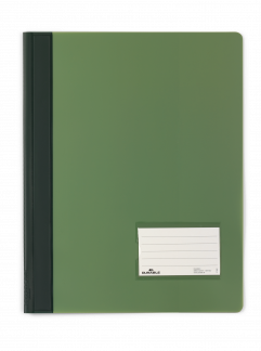 Tilbudsmappe duralux® a4 Elegant transparent tilbudsmappe med inderlomme.