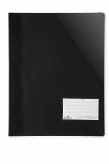 Clear view folder St&aelig;rk tilbudsmappe til A4+ format. Med etiketlomme og indvendig lomme