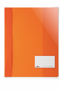 Clear view folder Stærk tilbudsmappe til A4+ format. Med etiketlomme og indvendig lomme