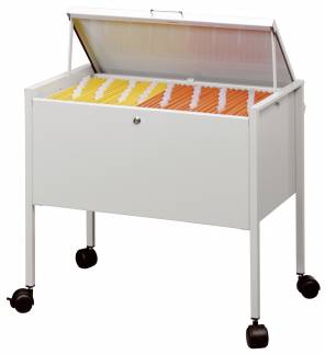 Economy hængemappevogn 80 a4 Aflåselig vogn af stål til ca 80 stk A4-hængemapper.