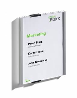 Info sign 149x210mm (a5 h&oslash;j) D&oslash;r og v&aelig;gskilte i aluminium og frontplade i akryl. Design indstiksetiket med gratis skabelon. 1 stk