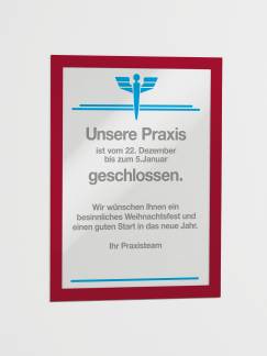 Inforamme duraframe® a4 singelpack Selvklæbende informationsramme til oplysninger i A4-format. Magnetisk ramme på forsiden gør det nemt at udskifte informationer. 1 stk/pose