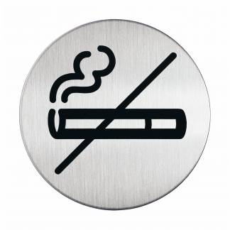 Skilt rygning forbudt Pictogram af rustfrit st&aring;l