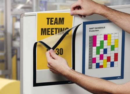 Inforamme duraframe® magnetic a4 singelpack Magnetisk inforamme til oplysninger i A4-format. 1 stk/pose