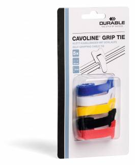 Cavoline&reg; grip tie Selvkl&aelig;bende b&aring;nd for hurtigt organisering og bundtning af kabler. Med velcro sl&oslash;jfe for h&oslash;j tr&aelig;kkraft. 200 mm x 20 mm assorteret i frv. 01+02+03+04+07