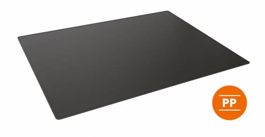 Skriveunderlag 650 x 500 mm med afrundede hj&oslash;rner  pp Skriveunderlag PP med fleksibel skriveflade, afrundede hj&oslash;rner