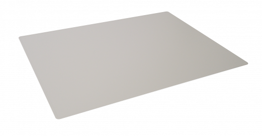 Skriveunderlag 650 x 500 mm med afrundede hjørner  pp Skriveunderlag PP med fleksibel skriveflade, afrundede hjørner