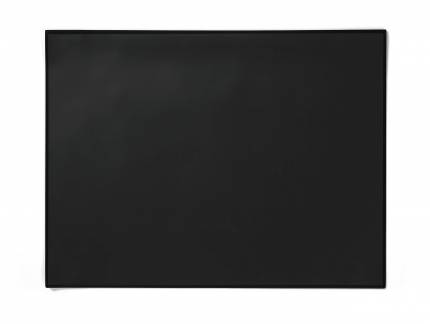 Skriveunderlag 650x500 mm med kantbeskytter med transparent overflade Skriveunderlag med kantbeskytter og transparent d&aelig;kplade