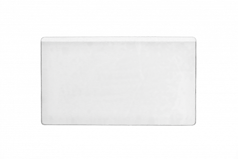 Pocketfix® 101x61 mm Selvklæbende pp-lomme med åbning på den ene side. Leveres uden indstik.  10 stk.