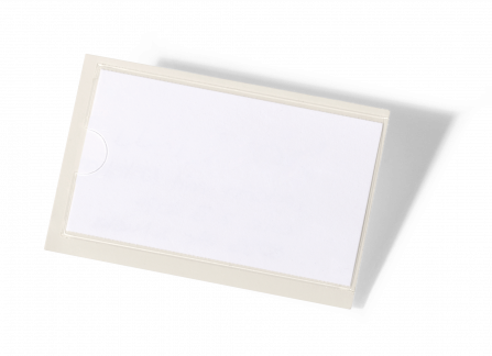 Pocketfix® 74x43 mm Selvklæbende pp-lomme med åbning på den ene side.  10 stk.